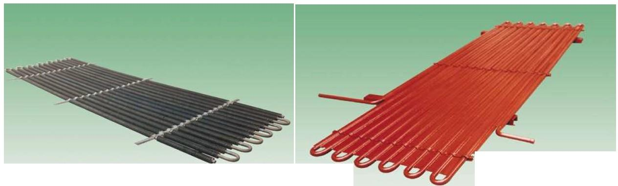 Tube panels from supplied company materials